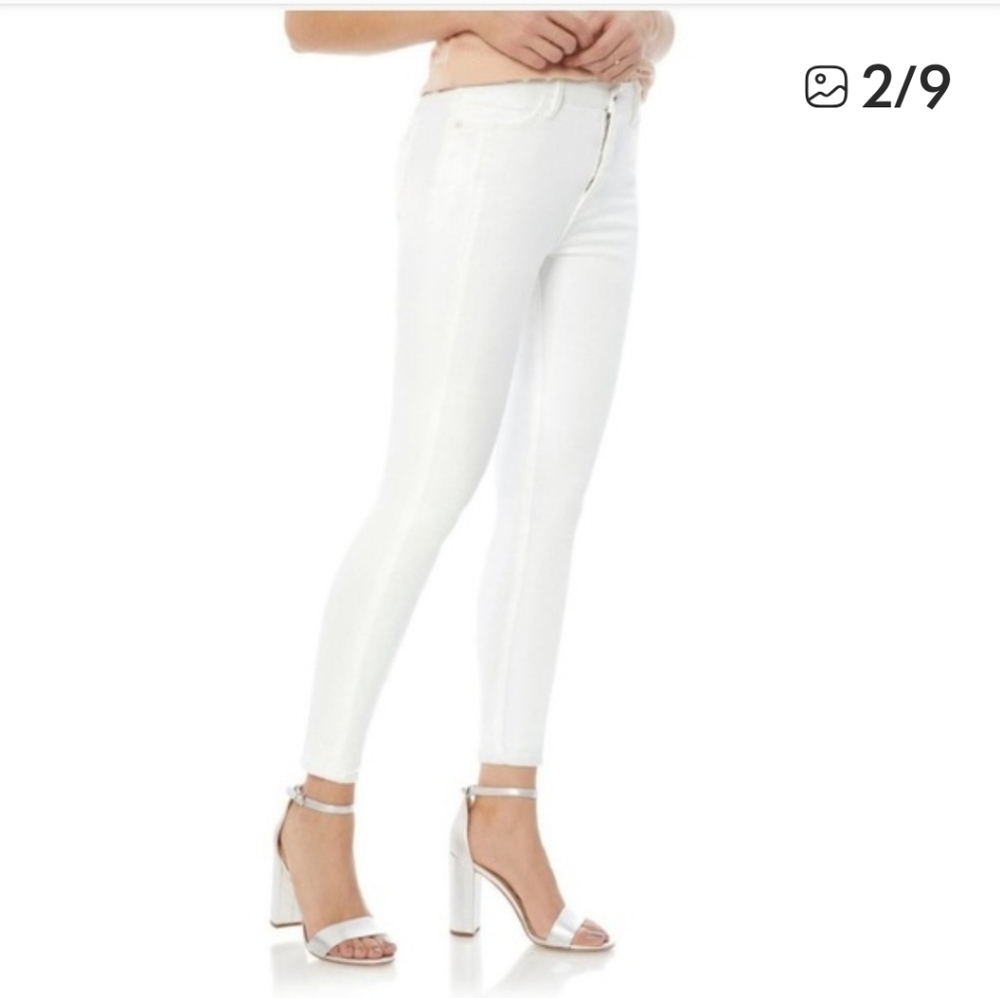 Sam Edelman Mid-rise High Ankle White Women’s Skinny Jeans - 26